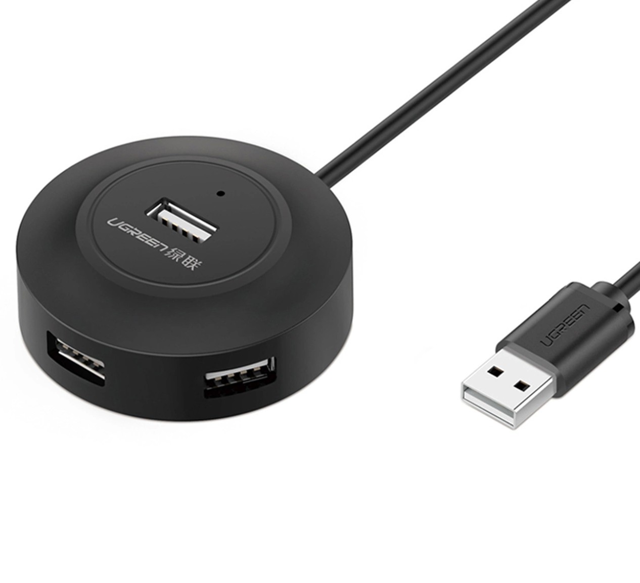 USB 2.0 4 PORTS HUB UGREEN CR106 - 20277 BLACK